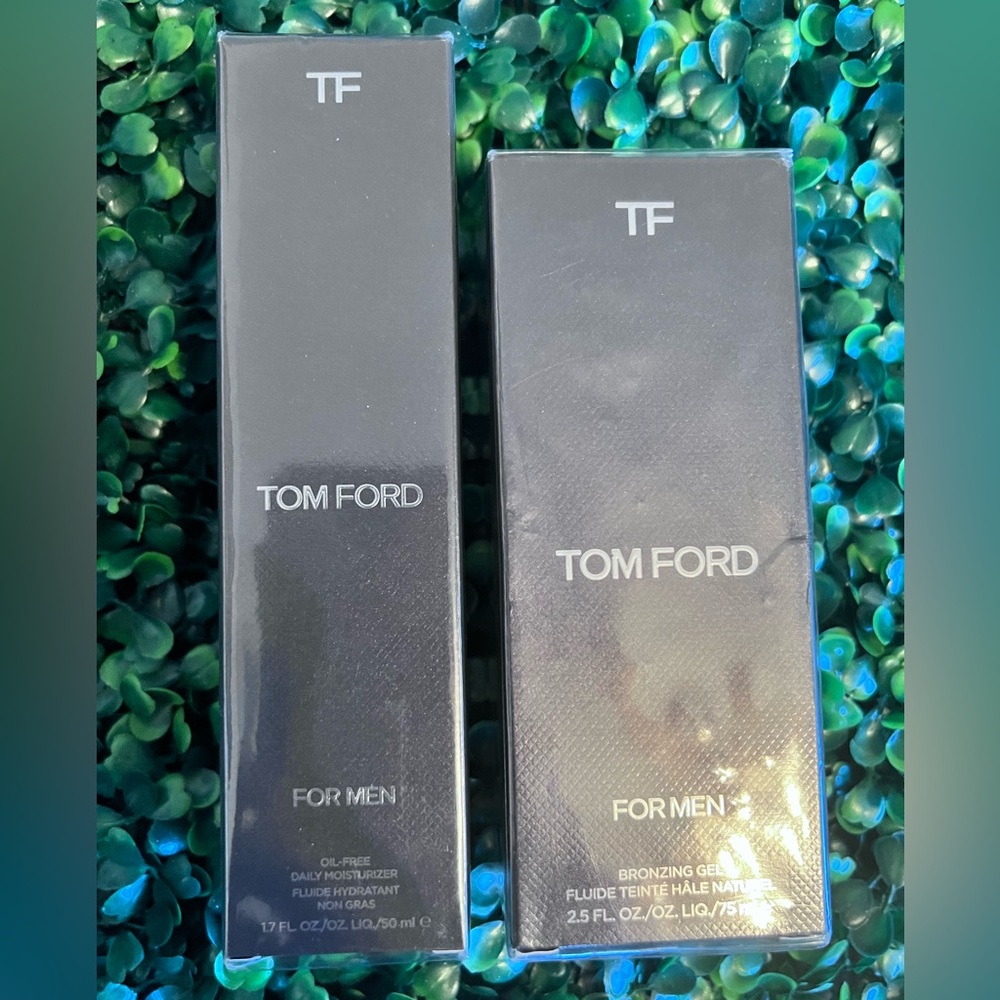 TOM FORD FOR MEN NEW BRONZING GEL AND OIL FREE DAILY FACE MOISTURIZER
